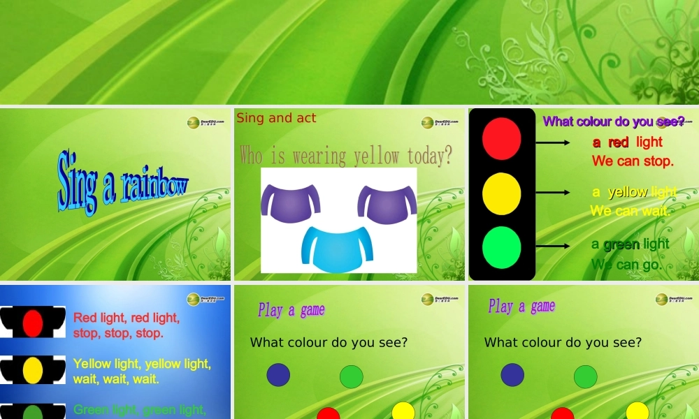 三年级英语上册 Unit2 Colours第二课时课件 人教PEP（标准版）