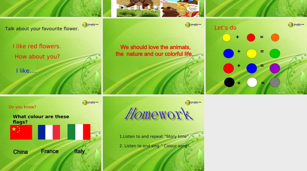 三年级英语上册 Unit2 Colours第六课时课件 人教PEP（标准版）