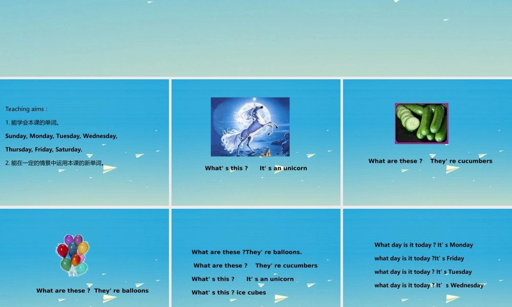 三年级英语下册 Lesson H What day is today课件3 川教版（三起）-川教版小学三年级下册英语课件