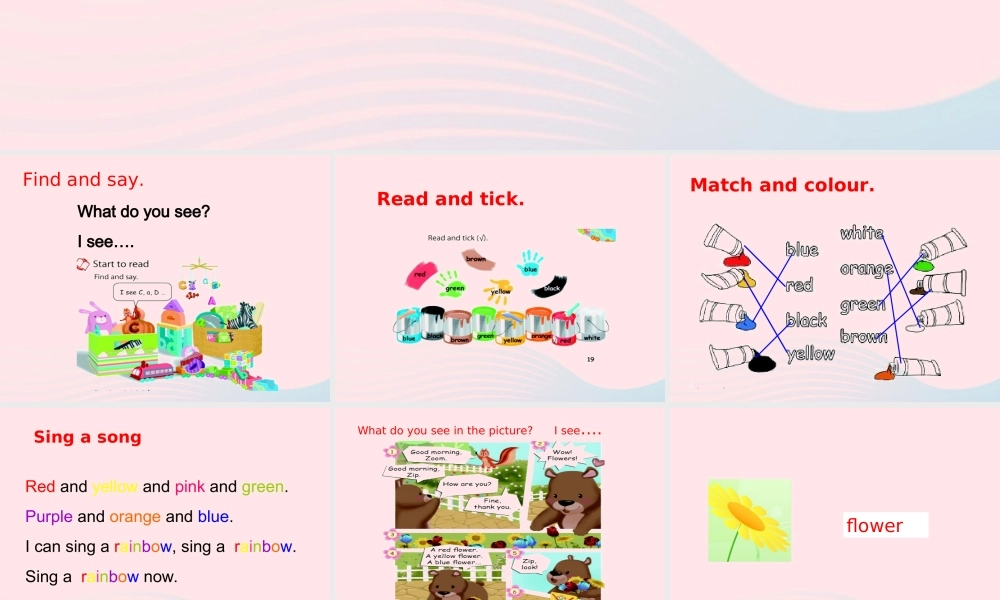 三年级英语上册 Unit2 Colours第六课时课件 人教PEP-人教PEP小学三年级上册英语课件