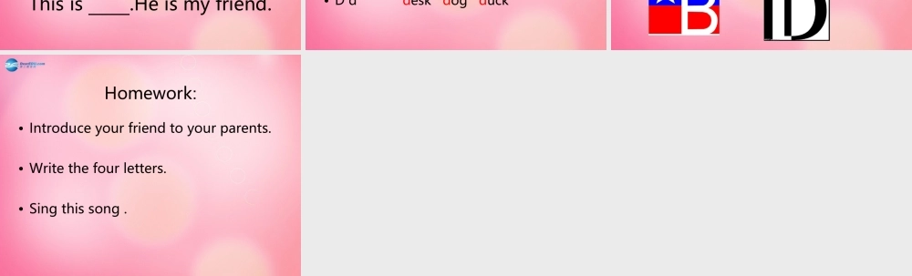 三年级英语上册 Unit2 Friends and Colours Lesson 7 My Friend课件 冀教版（三起）-冀教版小学三年级上册英语课件