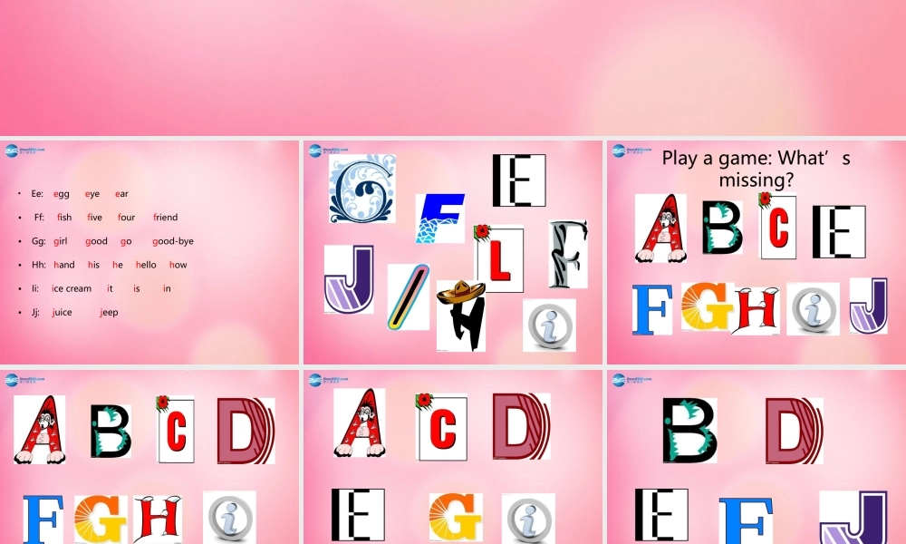 三年级英语上册 Unit2 Friends and Colours Lesson 8 Letters课件 冀教版（三起）-冀教版小学三年级上册英语课件