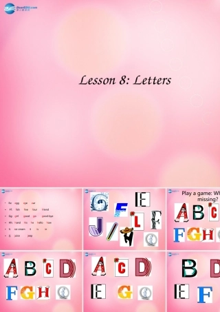 三年级英语上册 Unit2 Friends and Colours Lesson 8 Letters课件 冀教版（三起）-冀教版小学三年级上册英语课件