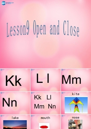 三年级英语上册 Unit2 Friends and Colours Lesson 9 Open and Close课件 冀教版（三起）-冀教版小学三年级上册英语课件