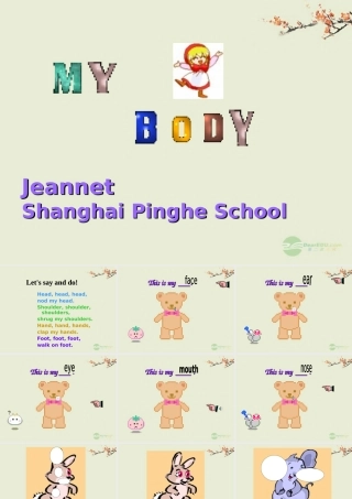 三年级英语上册 Unit2 My body课件 人教新起点