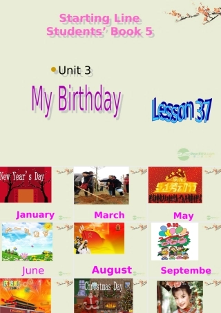 三年级英语上册 Unit 7 lesson37课件 人教新起点