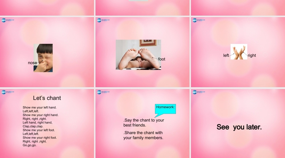 三年级英语上册 Unit3 Body and Feelings Lesson 15 Left and Right课件 冀教版（三起）-冀教版小学三年级上册英语课件