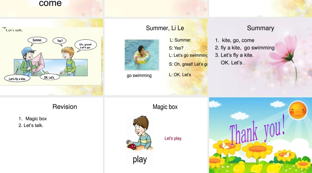 三年级英语下册 Lesson J Fly a kite课件2 川教版（三起）-川教版小学三年级下册英语课件