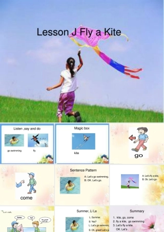三年级英语下册 Lesson J Fly a kite课件2 川教版（三起）-川教版小学三年级下册英语课件