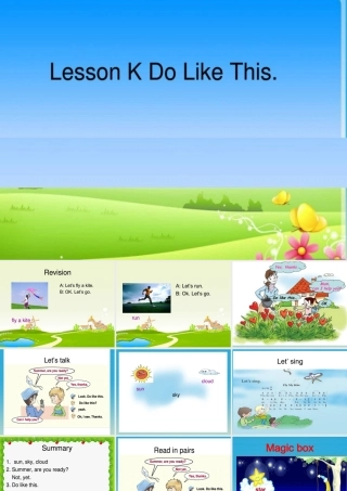 三年级英语下册 Lesson K Do like this课件 川教版（三起）-川教版小学三年级下册英语课件