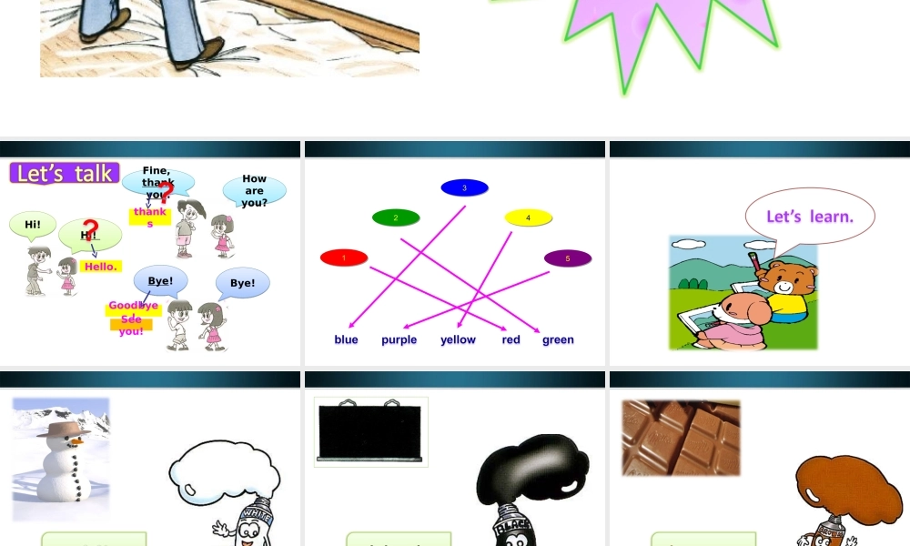 三年级英语上册 Unit3 partB课件 人教PEP