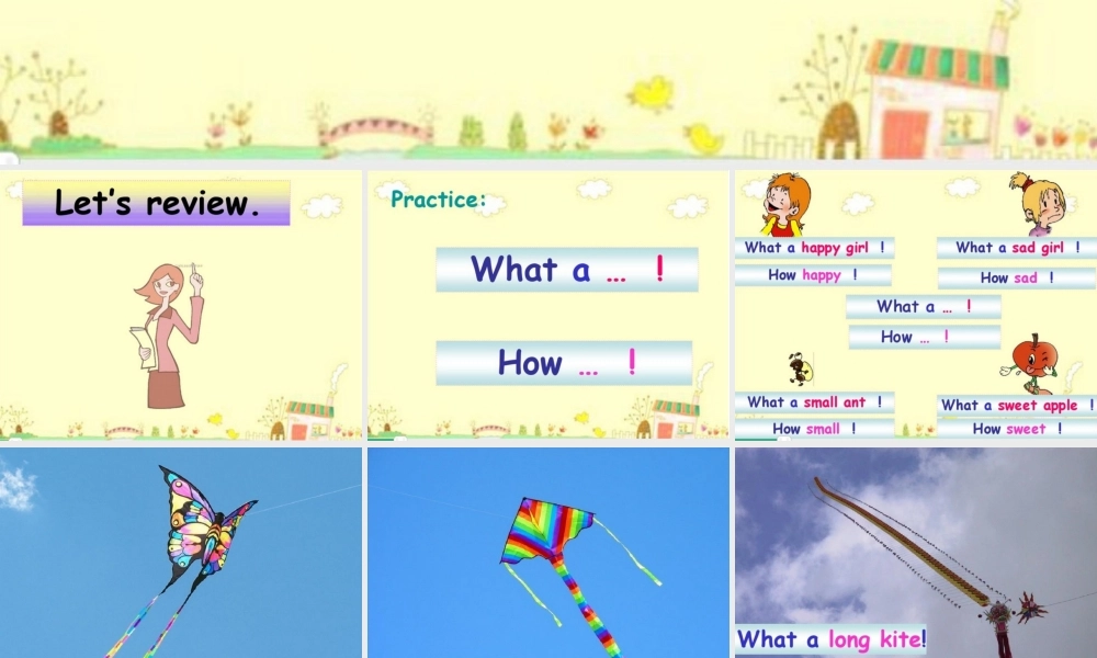 三年级英语下册 Lesson L What a beautiful kite课件2 川教版（三起）-川教版小学三年级下册英语课件