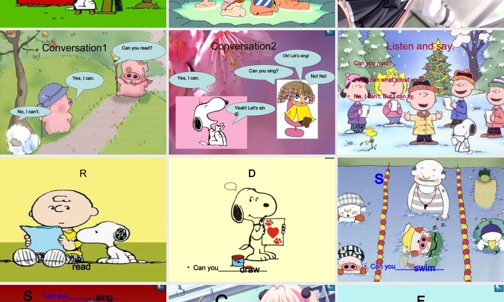 三年级英语上册 unit3（1）课件 广东版开心