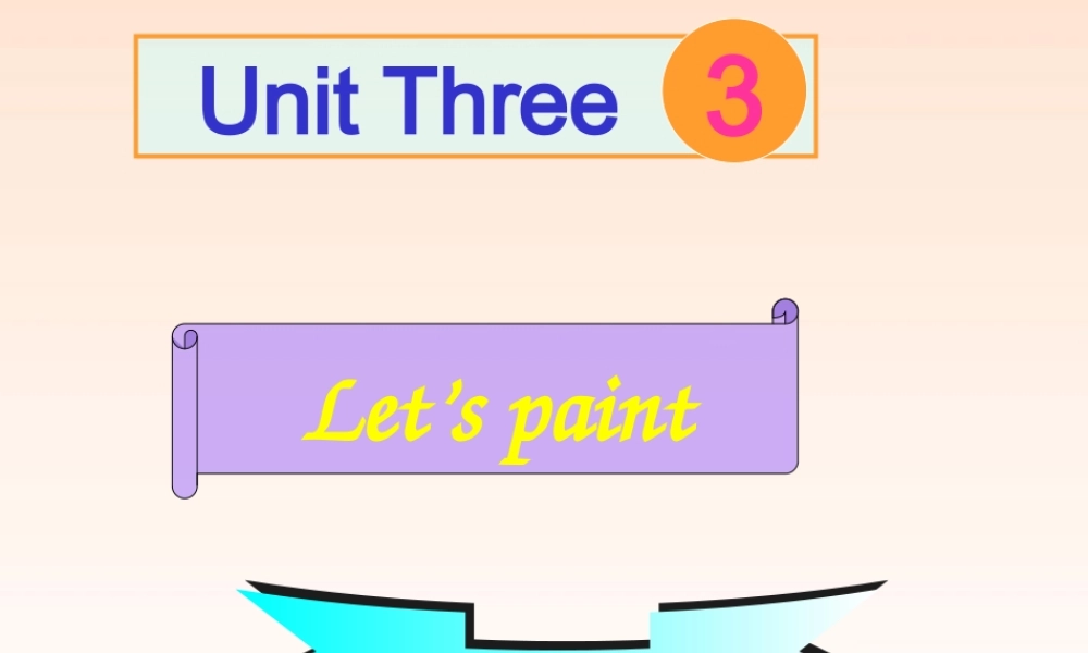 三年级英语上册 Unit3(10)课件 人教PEP