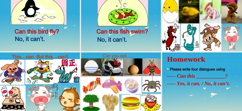 三年级英语下册 Lesson O Can you fly课件1 川教版（三起）-川教版小学三年级下册英语课件