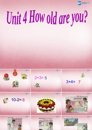 三年级英语上册 Unit4 How old are you课件1 （新版）湘少版