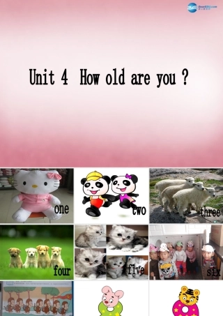 三年级英语上册 Unit4 How old are you课件4 （新版）湘少版