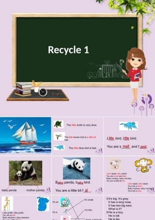 三年级英语下册 Recycle 1 （第2课时）课件 人教PEP版-人教PEP小学三年级下册英语课件