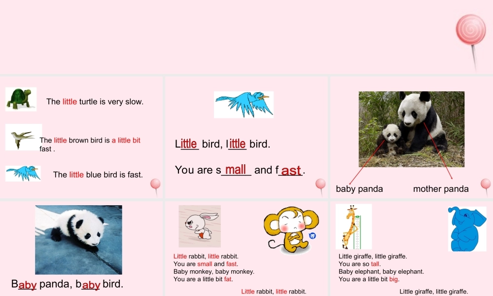 三年级英语下册 Recycle 1 Listen and chantMatch and read aloud教学课件 人教PEP-人教PEP小学三年级下册英语课件