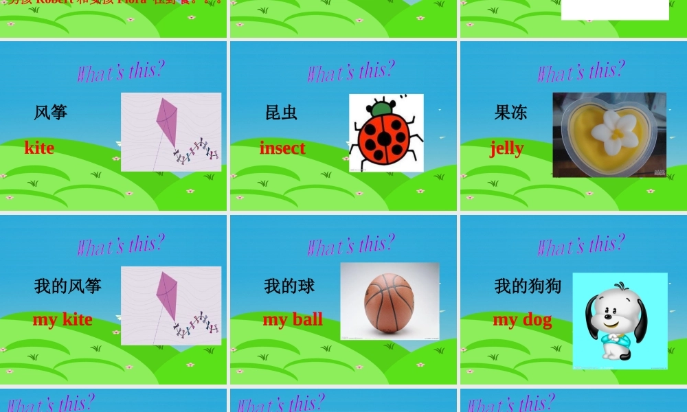 三年级英语下册 Lesson R How yummy课件4 川教版（三起）-川教版小学三年级下册英语课件