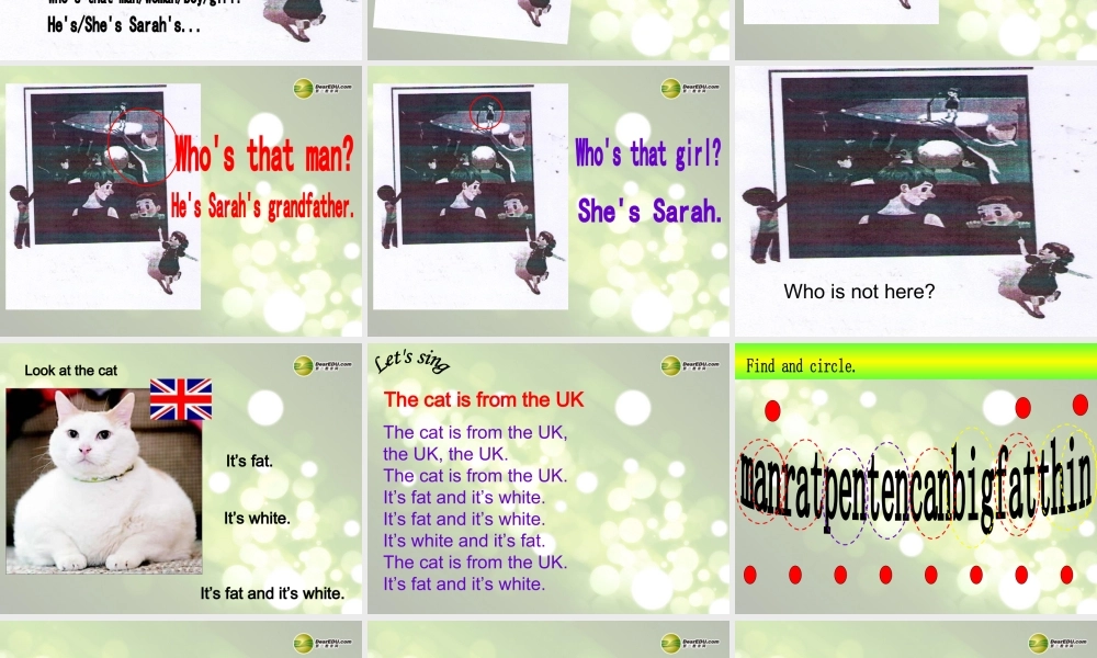 三年级英语下册 Recycle 1 第三课时课件 人教PEP（标准版）