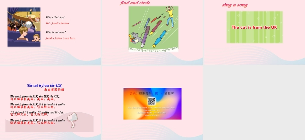 三年级英语下册 Recycle 1教学课件 人教PEP-人教PEP小学三年级下册英语课件