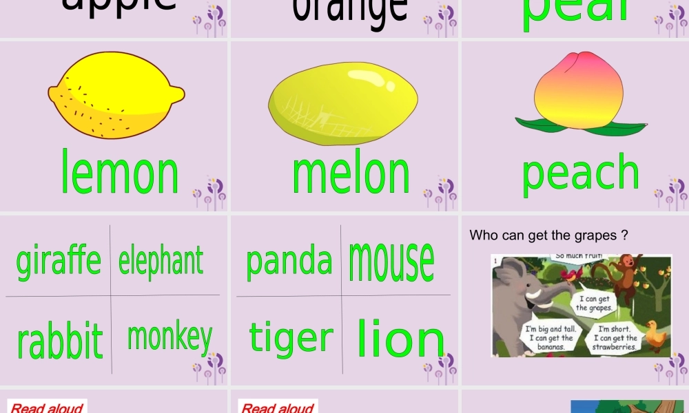 三年级英语下册 Recycle 2 （第1课时）课件 人教PEP版-人教PEP小学三年级下册英语课件