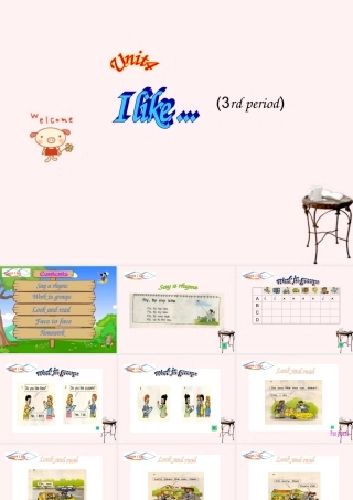 三年级英语上册 Unit4 第三课时课件 苏教牛津版