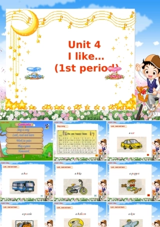 三年级英语上册 Unit4 第一课时课件 苏教牛津版