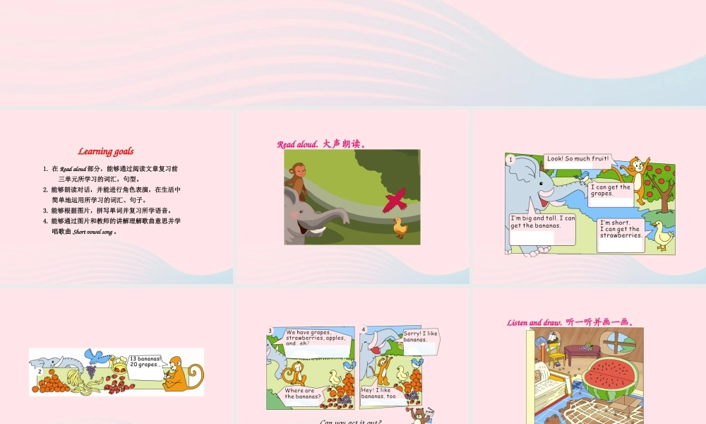 三年级英语下册 Recycle 2教学课件 人教PEP-人教PEP小学三年级下册英语课件