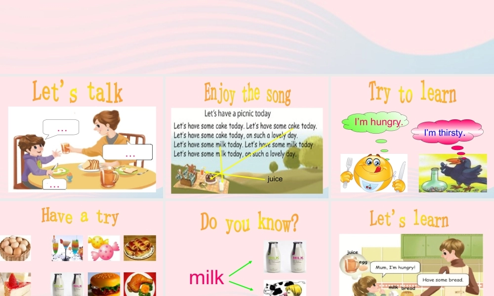 三年级英语上册 Unit5 Let’s eat第二课时课件 人教PEP-人教PEP小学三年级上册英语课件