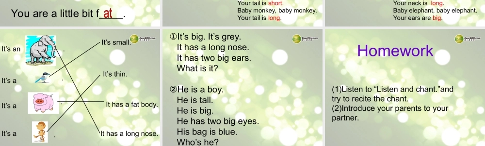 三年级英语下册 Recycle1 第二课时课件 人教PEP（标准版）