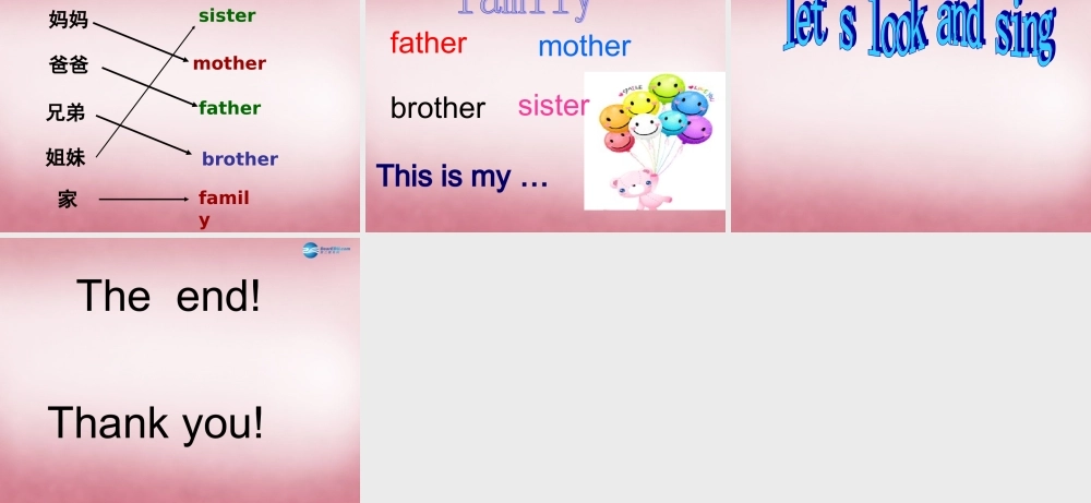 三年级英语上册 Unit5 This is my family课件6 （新版）湘少版