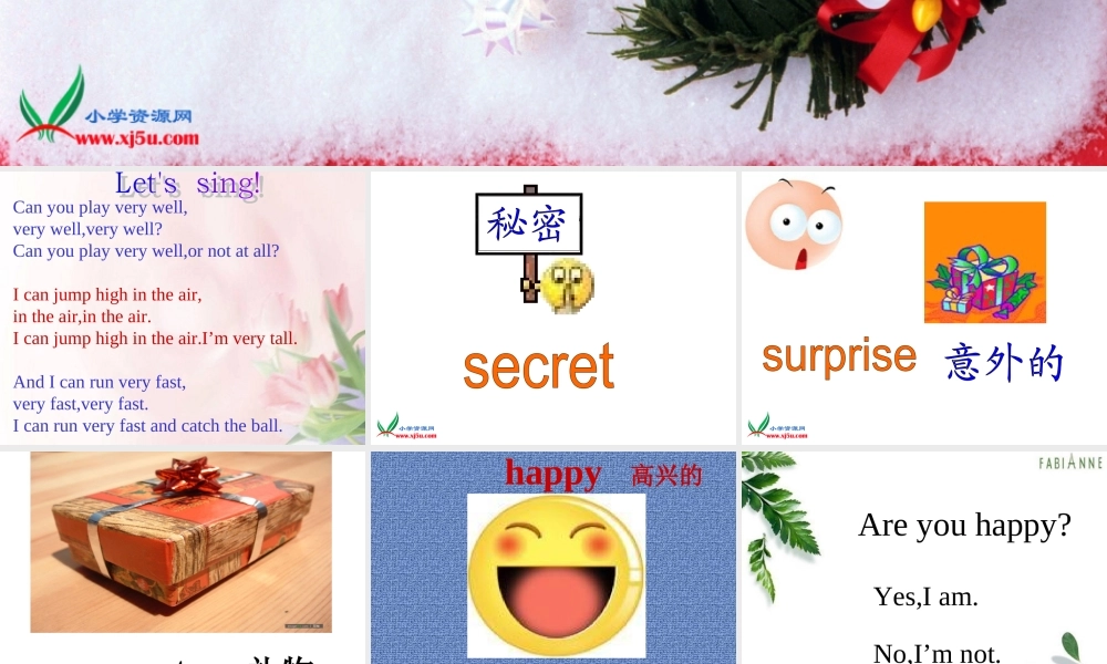 三年级英语下册 m9 Unit 1 Are you sad课件 外研版