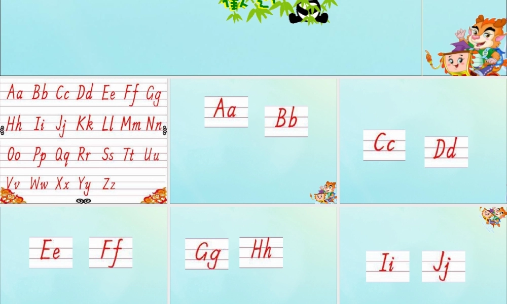 三年级英语下册 Module 1 Unit 1 It’s the ABC song教学课件 外研版（三起）-外研版小学三年级下册英语课件