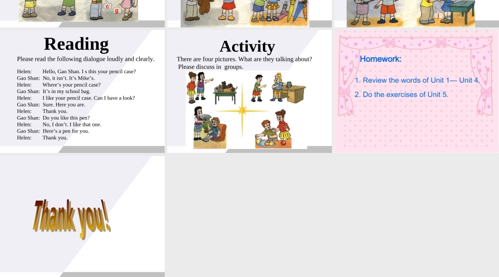 三年级英语上册 Unit5 第三课时课件 苏教牛津版