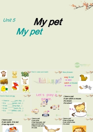 三年级英语上册 Unit5(1)课件 人教新起点