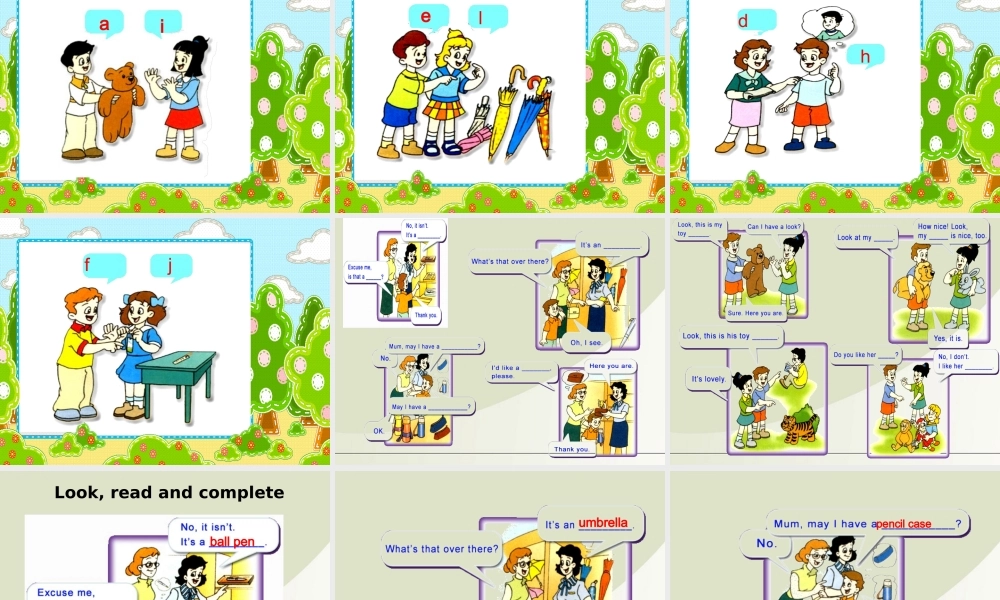 三年级英语上册 Unit5(5)课件 苏教牛津版