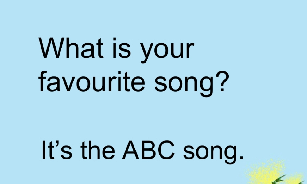 三年级英语下册 Module 1 Unit 2 My favourite colour is yellow（2）教学课件 外研版（三起）-外研版小学三年级下册英语课件