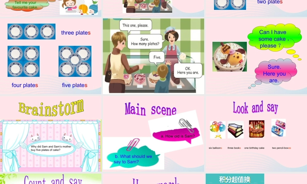 三年级英语上册 Unit6 Happy birthday第一课时课件 人教PEP-人教PEP小学三年级上册英语课件