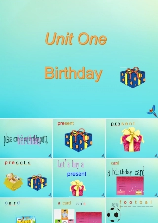 三年级英语下册 Unit 1 Birthday Part A课件3 闽教版（三起）-闽教版小学三年级下册英语课件