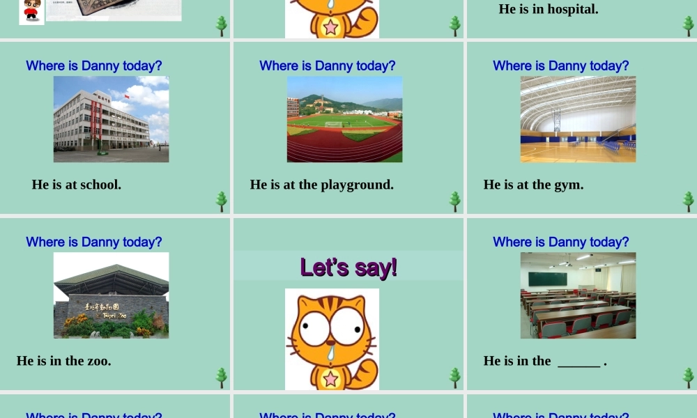 三年级英语下册 Unit 1 How do you feel Lesson 5 Danny isn’t at school课件1 冀教版（一起）-冀教版小学三年级下册英语课件