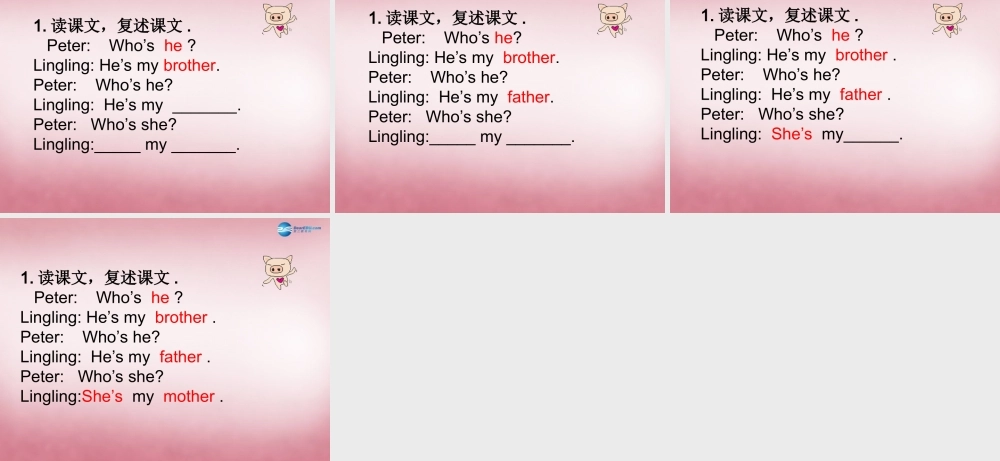 三年级英语上册 Unit6 Who's he课件5 （新版）湘少版