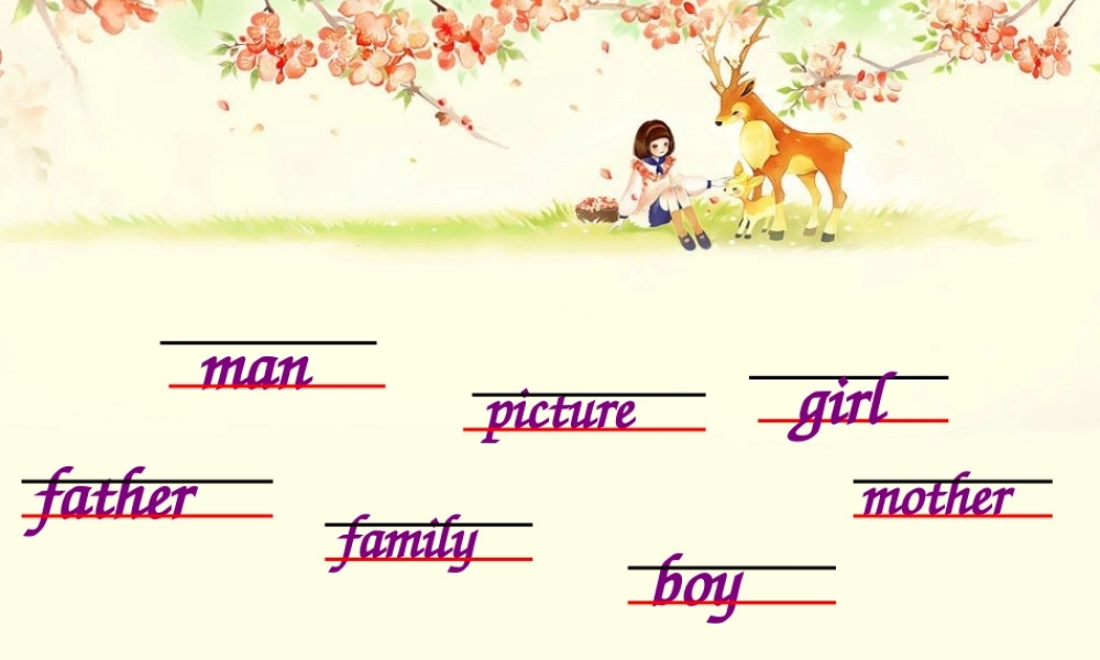 三年级英语上册 unit8 Who's that lady课件 广州版