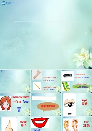 三年级英语上册 Unit9 It's a mouth课件3 （新版）湘少版