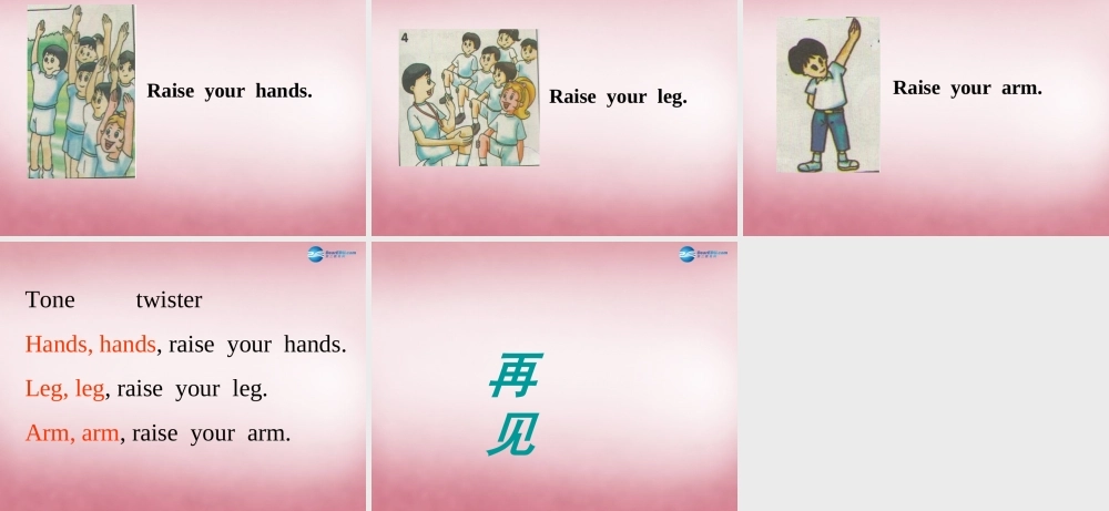 三年级英语上册 Unit10 Touch your head课件5 （新版）湘少版