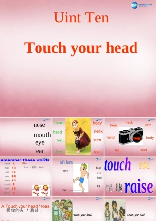 三年级英语上册 Unit10 Touch your head课件5 （新版）湘少版
