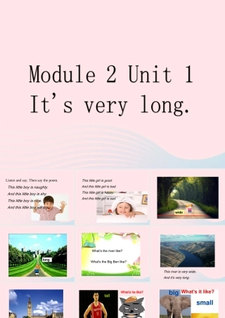 三年级英语下册 Module 2 Unit 1 It’s very long课件3 外研版（一起）-外研版小学三年级下册英语课件