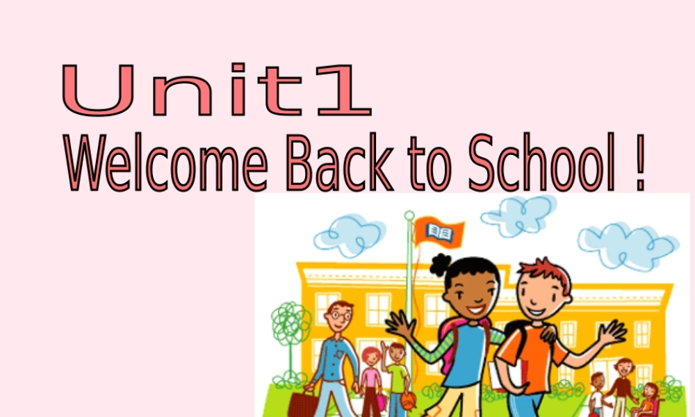 三年级英语下册 Unit 1 Welcome back to school A Let's talk教学课件 人教PEP-人教PEP小学三年级下册英语课件