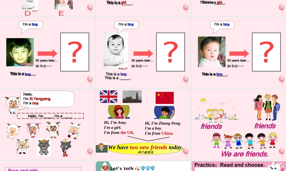 三年级英语下册 Unit 1 Welcome back to school A Let's talk教学课件 人教PEP-人教PEP小学三年级下册英语课件